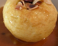 Pomme express au confit de noisettes