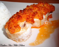 Filet de poisson en crumble de chorizo