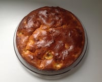 Gâteau au yaourt miel-banane