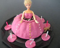 Gâteau anniversaire Barbie