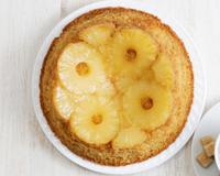 Gâteau moelleux à l'ananas.