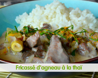 Fricassé d'agneau à la thaï