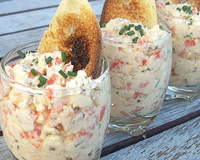 Une entrée très fraîche aux saveurs de méditerranée, à servir aussi en toast pour un apéritif.