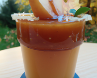 Ma verrine poire-carambar