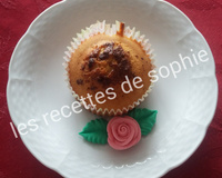 Muffins rhum, noisette, pépites de chocolat