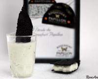 Une recette très graphique qui surprendra vos invités aussi bien servie en mise en bouche qu'en apéritif, inspirée par une variété un peu particulière de Roquefort Papillon,…