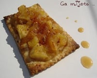 Tarte fine aux pommes fondantes