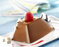 Entremet chocolat-framboises, croustillant au sirop d'Agave