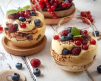 Tiramisu aux fruits rouges