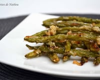 Haricots verts grillés au parmesan