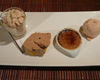 Toutes ces variantes de foie gras regroupées dans la même assiette en font assurément « Le » plat de référence pour les fêtes de fin d'année. Accompagné d'une bonne bouteille…