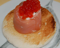 Bouchées de saumon au mascarpone et citron vert