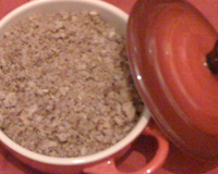 Crumble coco à la compote automnale