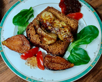 Foie gras chaud poêlé aux figues pour Marina