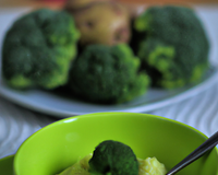 Purée brocolis et pommes de terre