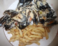 Moules marinières avec frites