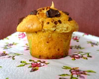 Muffins au beurre de cacahuète et pépites de chocolat