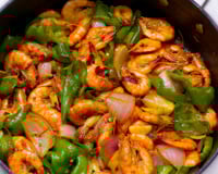 Crevettes à la sauce piquante maison