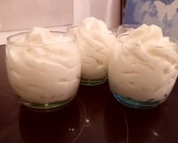 Mousse chocolat blanc siphon