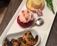 Noix de St jaques rôties sauce vanille/orange