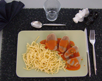 Une délicieuse langue de boeuf sauce piquante