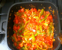 Piperade basquaise revisitée