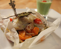 Papillottes du petit loup de mer