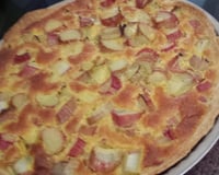 Tarte à la rhubarbe classique