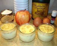 Crèmes aux pommes caramélisées