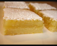 Carrés au citron aux noix