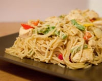 Wok poulet coco curry