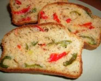 Cake au thon et aux poivrons