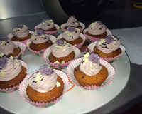 Cupcakes à la violette