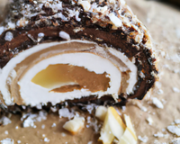Buche noix de Coco et chocolat