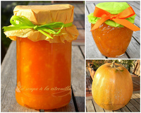 Marmelade de potiron aux pommes et aux agrumes