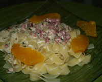 Tagliatelles à la "cabrionara "