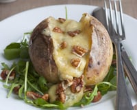 Pommes de terre gratinées au Saint Agur