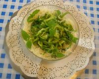 Pour cette recette, les courgettes doivent être bien fermes et ne présenter aucune mollesse.