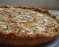 Tarte aux courgettes et au bleu