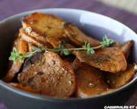 Patates douces aux épices