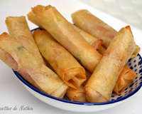 Cigares jambon et mozzarella