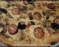 Une pizza parfumé et bien complète