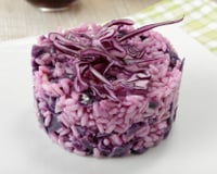 Purple risotto