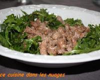 Pour changer de la frisée aux lardons une salade.