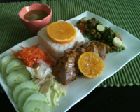 Filet mignon de veau à l'orange