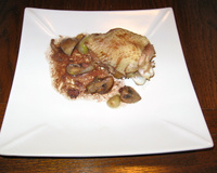 Poulet sauté à la Bourguignonne