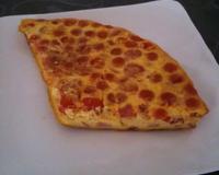 Délicieux clafoutis à consommer en entrée avec une salade.