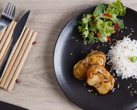 Râbles de lapin à l'asiatique