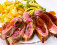 Aiguillettes de canard au miel