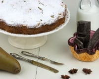 Gâteau poires-chocolat